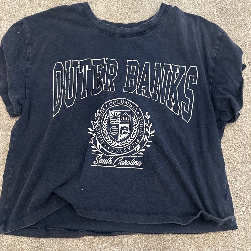 Blue Short Sleeve Tee Outer Banks